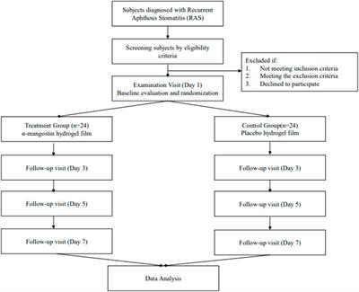 α-Mangostin hydrogel film with chitosan alginate base for recurrent aphthous stomatitis (RAS) treatment: study protocol for double-blind randomized controlled trial